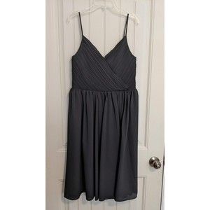 NWT Banana Republic Strappy Crossover Vee Dress, Size 6 Black